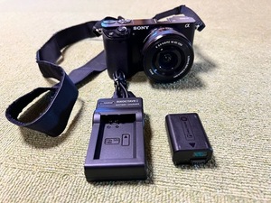 ソニー★SONY★α6000★デジタルカメラ★ミラーレス一眼★パワーズームレンズキット★現状品