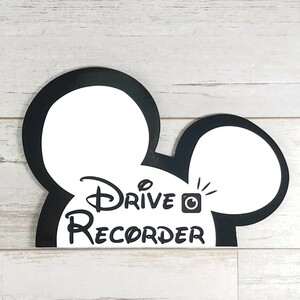 ドライブレコーダーマグネットステッカーMICKEYDISNEYミッキーディズニー