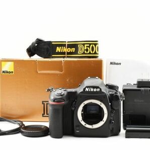 ◆美品◆ ニコン Nikon D500 ボディ Fマウント デジタルカメラ デジタル一眼レフ 元箱付き #3878の画像1