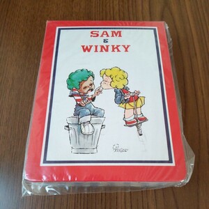  stationery shop stock goods unopened * Lyric [SAM & WINKY ( Sam &u in key )] pocket file (a)*