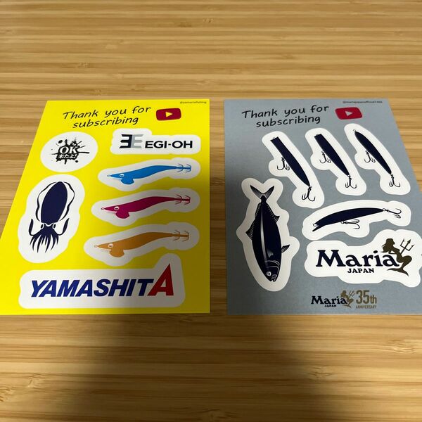 ヤマシタ　非売品ステッカー　フィッシングショー大阪　釣りフェスティバル横浜　フィッシングショー新潟