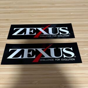 ZEXUS 非売品ステッカー　フィッシングショー大阪　釣りフェスティバル横浜　新潟フィッシングショー