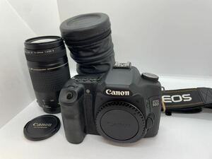 【NY030】 Canon / キャノン / EOS 50D / Canon ZOOM LENS EF 75-300mm F4-5.6 II ソフトケース/ バッテリー