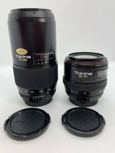 【NY032】 Tokina / トキナー / AF 70-210mm f4.5 / AF 28-70 f3.5-4.5 / 2本セット/ for Nikon / ニコン Fマウント