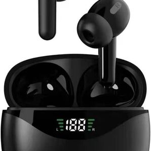 ワイヤレスイヤホン イヤホン Bluetooth ブルートゥース ブラック 高音質 瞬時接続 自動ペアリング Hi-Fiステレオ