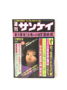 週刊サンケイ サンケイ出版 昭和52年 松下電器社長交代 日本舞踊坂東流 新日鉄派閥 節約は美徳身障者福祉事業 2403-C16-01M