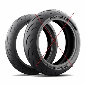 ※フロント用 片側のみ 国内正規品 MICHELIN POWER 6 120/70ZR17 58W TL 品番:988009 CB400SF/SB SV400 ZZR400