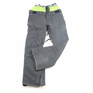 中古 14/15 INHABITANT TWILL WORK PANTS IH4720B01 UNISEX Sサイズ スノーボードパンツウェア インハビタント