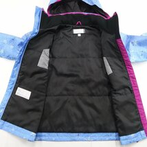 中古 子ども用 14/15 PHENIX Snow Crystal Girl's Two-piece ジュニア 160サイズ スキー上下セットウェア フェニックス_画像4