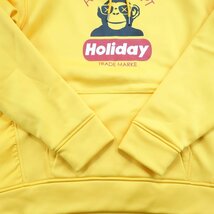 中古 2020年頃 Holiday イエロー/撥水 UNISEX Mサイズ スノーボードパーカー ホリデイ_画像4