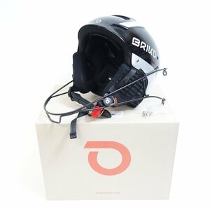 中古 キレイ 2019年頃のモデル BRIKO/ブリコ SLALOM EPPモデル ヘルメット+チンガード スキー 56-58cm/580g