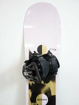 中古 22/23 SALOMON REFLECT WOMEN レディース138cm 16/17 FLOW ビンディング付きスノーボード サロモン リフレクトウーマン フロー_画像2