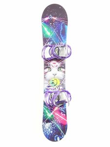 中古 11/12 CAPiTA space metal fantasy レディース143cm FLUX ビンディング付きスノーボード キャピタ スペースメタルファンタジー