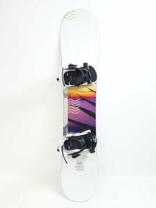 中古 22/23 SALOMON LOTUS 135cm RHYTHM ビンディング付きスノーボード サロモン ロータス リズム