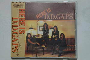 D.D.GAPS●C.C.ガールズ●HERE IS D.D.GAPS●帯付CDアルバム 1991年発表 良品 定形外可