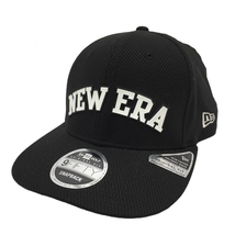 【超美品】ニューエラ キャップ 黒×白 ロゴシリコン 9FIFTY ゴルフウェア New Era_画像1