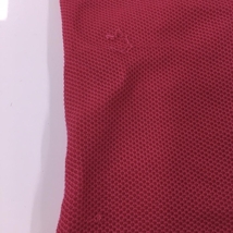 パーリーゲイツ 半袖ポロシャツ ピンク×白 シリコンワッペン レディース 0(S) ゴルフウェア 2023年モデル PEARLY GATES_画像8