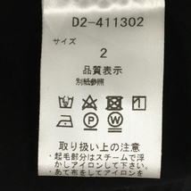 ダンスウィズドラゴン キュロットスカート 黒×レッド ハートポケット 秋冬 レディース 2(M) ゴルフウェア Dance With Dragon_画像6