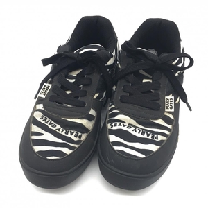  Pearly Gates golf shoes black × white Zebra 053-1292002 lady's 24.5 Golf wear PEARLY GATES