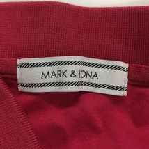 マークアンドロナ 半袖ポロシャツ ピンク 後ろビッグスカル カラフルラインストーン レディース XS ゴルフウェア MARK＆LONA_画像5