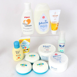  Shiseido / Johnson other baby lotion / powder etc. 11 point set cosme goods for baby together large amount lady's SHISEIDO etc.