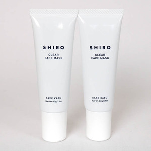 シロ フェイスマスク 酒かす集中パック 2点セット ほぼ未使用 コスメ まとめて レディース 30g×2サイズ SHIRO