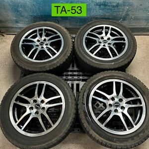 TA-53 激安 ホイール Weds GYLE 16インチ 6.5J +47 114.3 スタッドレス 205 55R16 4本セット( ノア VOXY セレナ リーフ 現状品