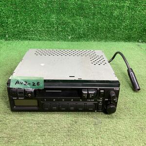 AV2-26 super-discount car stereo SUBARU 86201TA090 160801887 cassette tape deck electrification not yet verification Junk 