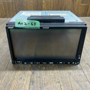 AV2-65 激安 カーナビ 日産 SANYO 28090-1A12A NVA-HD7308AJ 0E803430 HDDナビ CD DVD 通電未確認 ジャンク