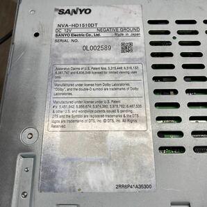 AV2-133 激安 カーナビ SANYO NVA-HD1510DT 0L002589 HDDナビ CD DVD 本体のみ 簡易動作確認済 中古現状品の画像8