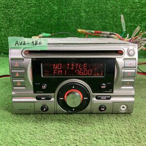 AV2-186 super-discount car stereo clarion 8701A353 0004170 CD AUX body only simple operation verification ending used present condition goods 