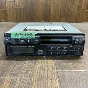 AV2-190 激安 カーステレオ テープデッキ SANYO FT-310Y 3F109230 カセット FM/AM 通電未確認 ジャンク