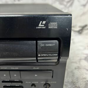 MYM-497 最終出品 激安 KENWOOD CD CDV LD PLAYER LVD-97 レーザーディスクプレイヤー 通電OK ジャンクの画像4