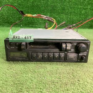 AV2-437 super-discount car stereo DAIHATSU 86100-87257 CQ-LD3050A 45568 cassette body only simple operation verification ending used present condition goods 