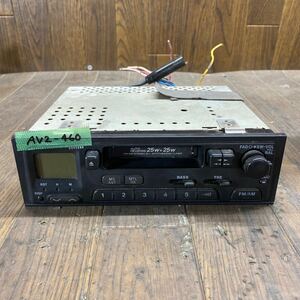 AV2-460 激安 カーステレオ テープデッキ SUZUKI JA11 ジムニー 39101-51890 カセット FM/AM 通電未確認 ジャンク