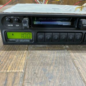 AV2-494 激安 カーステレオ テープデッキ DAIHATSU FUJITSU TEN 86100-87278 121000-75800101 カセット FM/AM 簡易動作確認済み 中古現状品の画像2