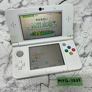 MYG-1233 激安 ゲー厶機 本体 New Nintendo 3DS 通電OK ジャンク 同梱不可
