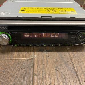 AV2-662 激安 カーステレオ CDプレーヤー KENWOOD RDT-131 91003029 CD FM/AM AUX 本体のみ 簡易動作確認済み 中古現状品の画像2