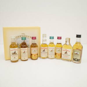 THE FAMOUS GROUSE フェイマス グラウス 他 ミニチュア ミニ ボトル スコッチ ウイスキー 50ml×8本 おまとめ