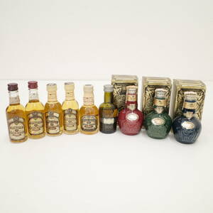 CHIVAS brothers シーバス ブラザーズ CENTURY 100 他 ミニチュア ミニ ボトル スコッチ ウイスキー 50ml×9本 おまとめ