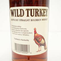 WILD TURKEY ワイルドターキー 8年 バーボン ウイスキー 101PROOF 50.5％ 750ml_画像7