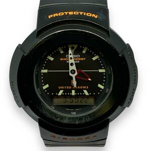 ■稼働品・希少品・レア　CASIO カシオ G-SHOCK ユナイテッドアローズ UNITED ARROWS 別注 限定 AW-500BUA-1E　アナデジ スクリューバック