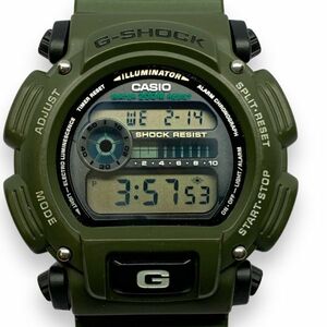 ■稼働品　カシオ CASIO　G-SHOCK　DW-9000　1659　モスグリーン（緑系）　クォーツ　メンズ腕時計　新品電池交換済