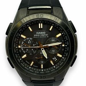 ■稼働品・良品　CASIO カシオ wave ceptor　ウェーブセプター WVQ-M410　電波ソーラー腕時計　マルチバンド6　カレンダー