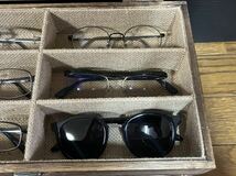 メガネ コレクション ケース付き サングラス 眼鏡 度入りメガネ 12個セット まとめ売り メーカー物あり _画像5