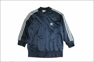 【M】 70's～ adidas アディダス ATP ジャージ USA製 KEYROLAN 5分袖 珍品 ネイビー 紺 ビンテージ ヴィンテージ USA 古着 オールド FF54