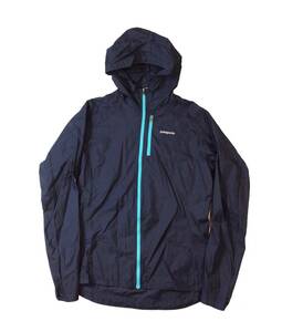 PATAGONIA パタゴニア Women's Houdini Jacket フーディニジャケット ナイロン ウインドブレーカー 薄手 黒/水色系 レディース M 送料250円