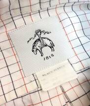 BLACK FLEECE BROOKS BROTHERS ブラックフリース ブルックスブラザーズ チェック 長袖シャツ ボタンダウン 白/赤/黒系 メンズ BB1 (ma)_画像6