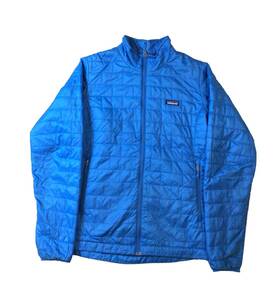 PATAGONIA パタゴニア Women's ナノパフジャケット プリマロフト 中綿 水色系 84216FA14 レディース XL メンズにも