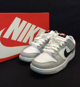 NIKE ナイキ DUNK LOW RETRO SE LOTTERY ナイキ ダンク ロー レトロ SE スニーカー ホワイト/グレー メンズ 27cm 